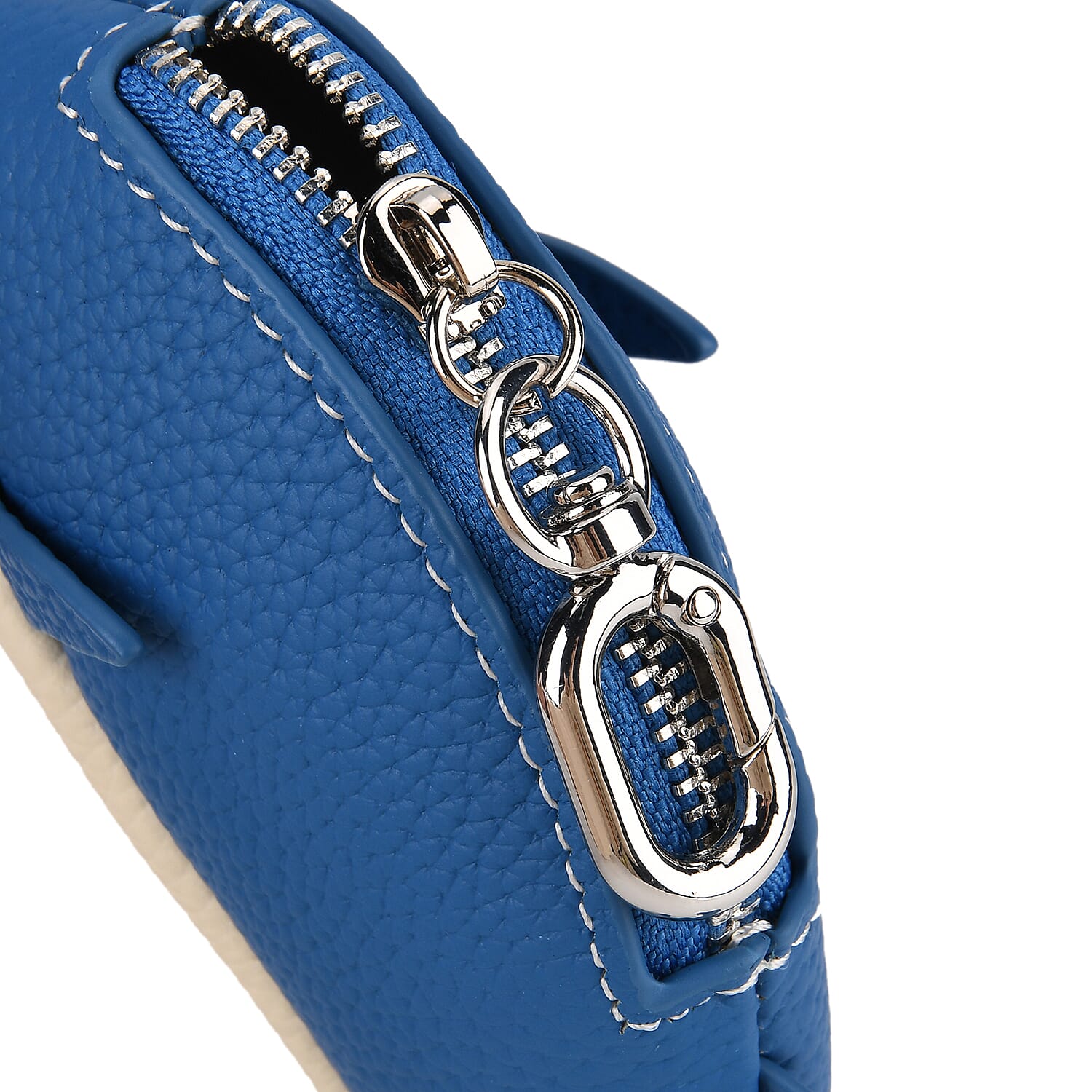 Genuine Leather Dolphin Bag Charm &amp; Coin Wallet (18cm) - Blue V32512804 6