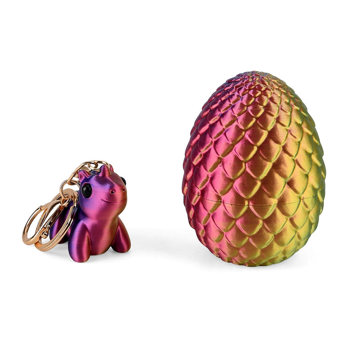 Livmore 3D Easter Egg with Dinosaur Keychain (11cm) - Multicolour 8377891 1