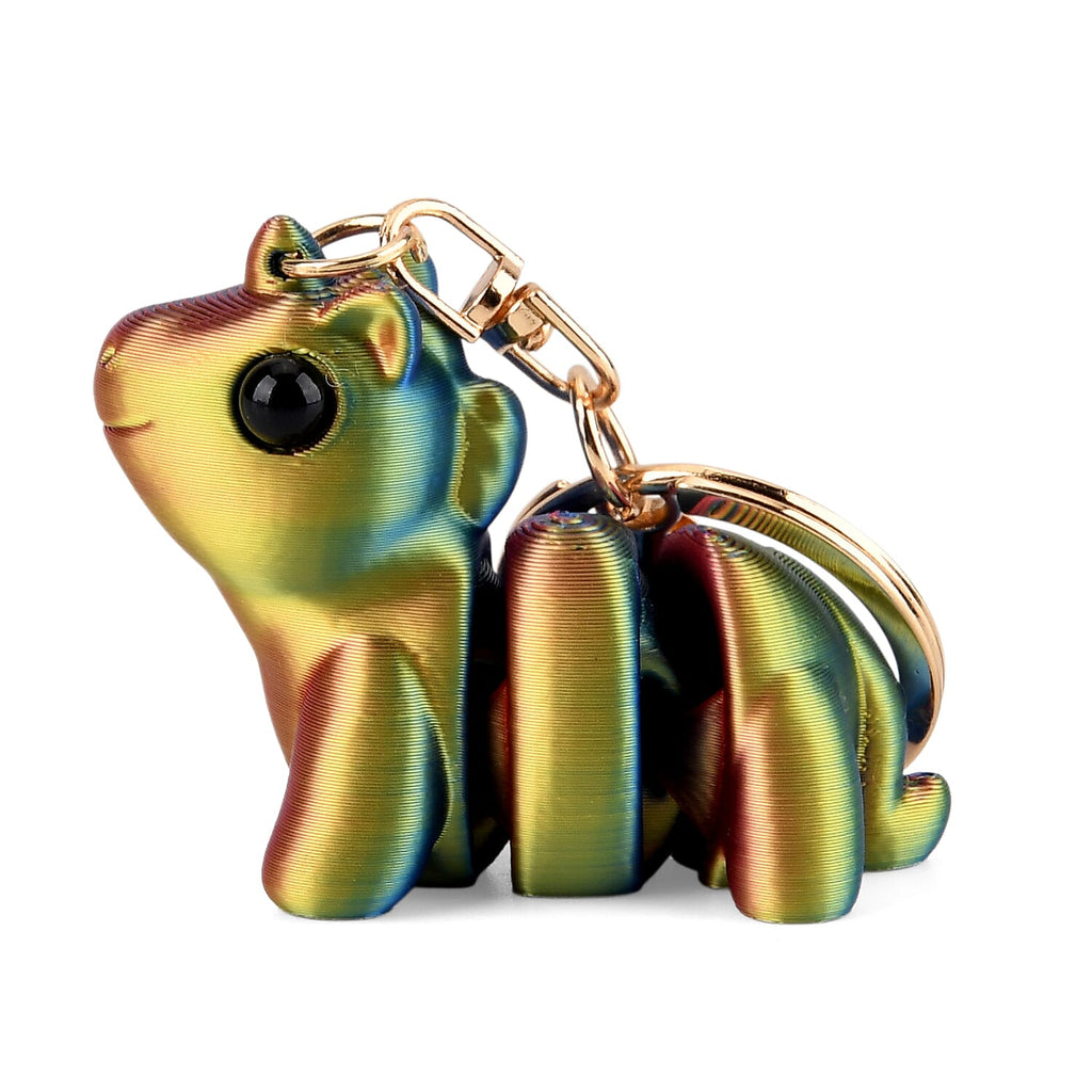 Livmore 3D Easter Egg with Dinosaur Keychain (11cm) - Multicolour