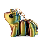 Livmore 3D Easter Egg with Dinosaur Keychain (11cm) - Multicolour