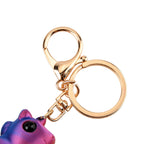 Livmore 3D Easter Egg with Bear Keychain (11cm) - Red & Orange