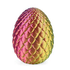 Livmore 3D Easter Egg with Dinosaur Keychain (11cm) - Multicolour