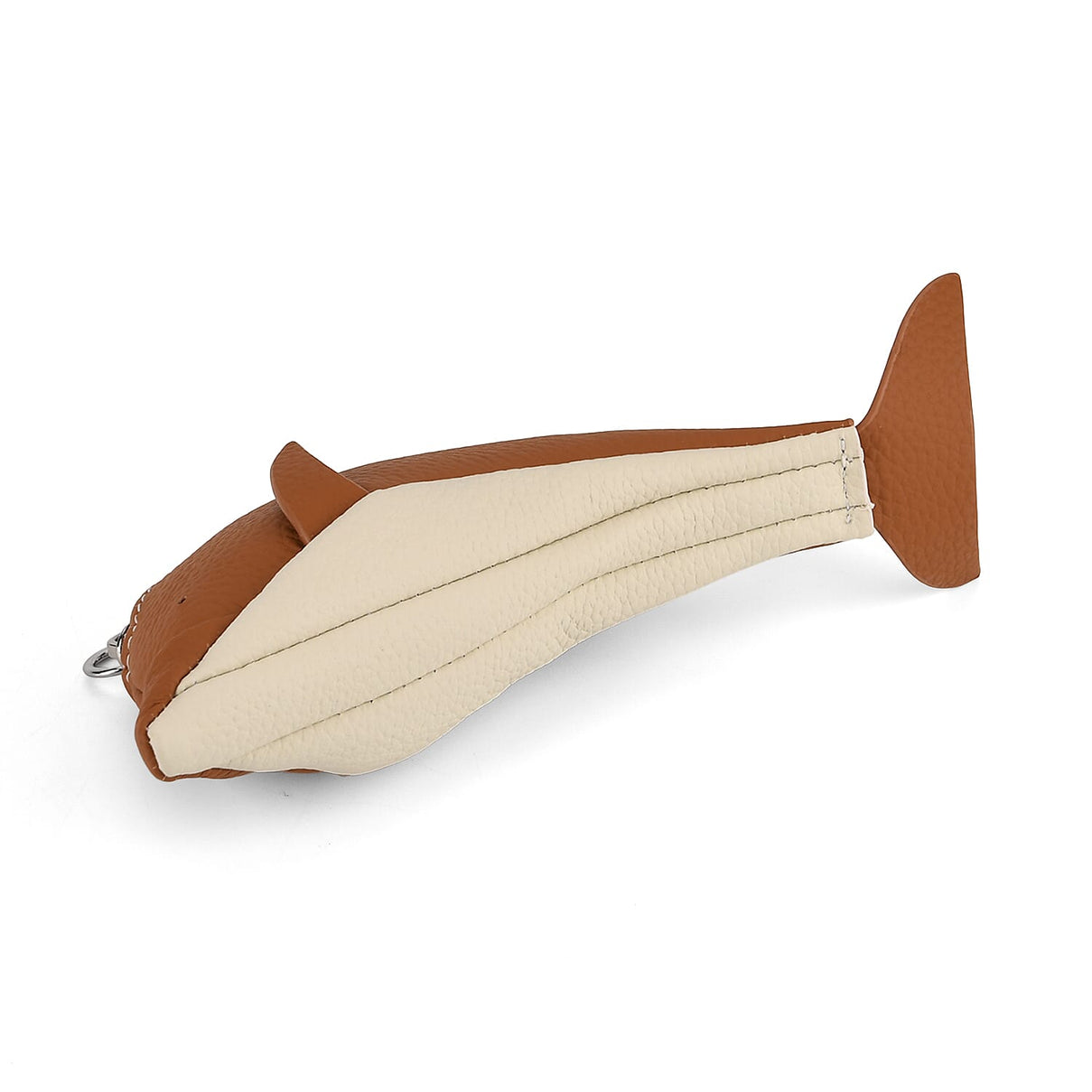 Genuine Leather Dolphin Bag Charm &amp; Coin Wallet (18cm) - Tan V32363992 5