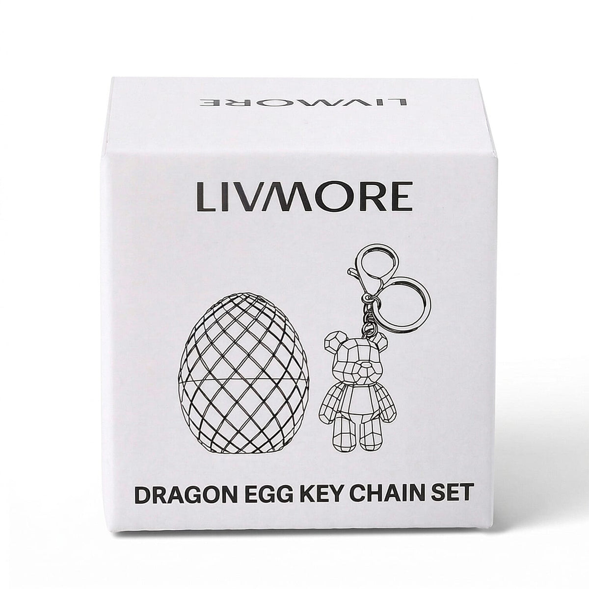 Livmore 3D Easter Egg with Dragon Keychain (11cm) - Multicolour V32513041 8