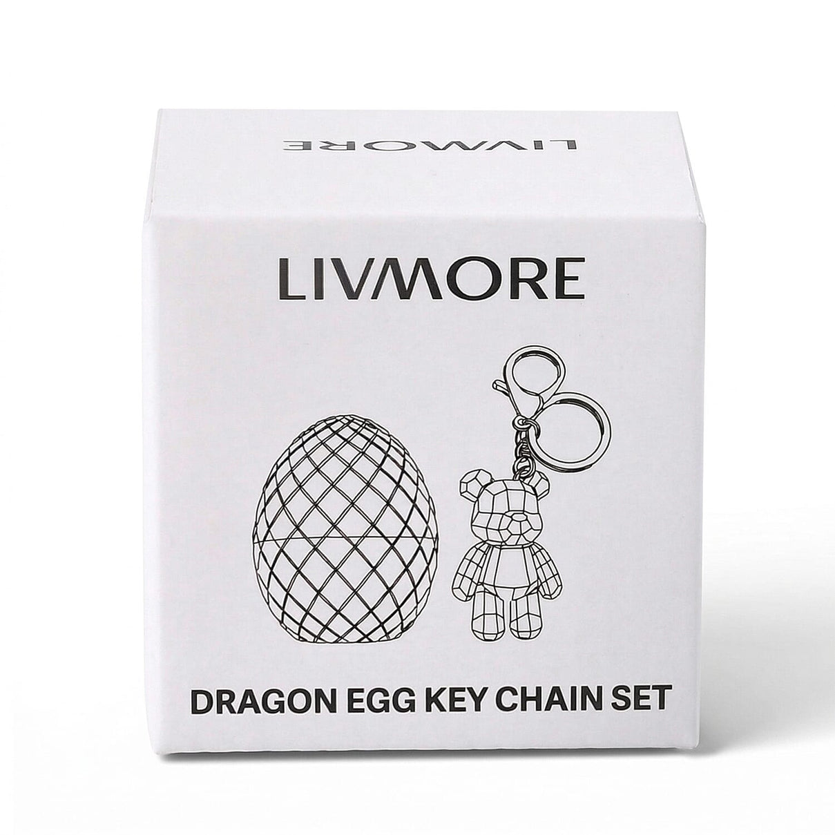 Livmore 3D Easter Egg with Dragon Keychain (11cm) - Multicolour V32362609 8