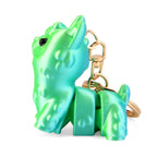 Livmore 3D Easter Egg with Dog Keychain (11cm) - Green