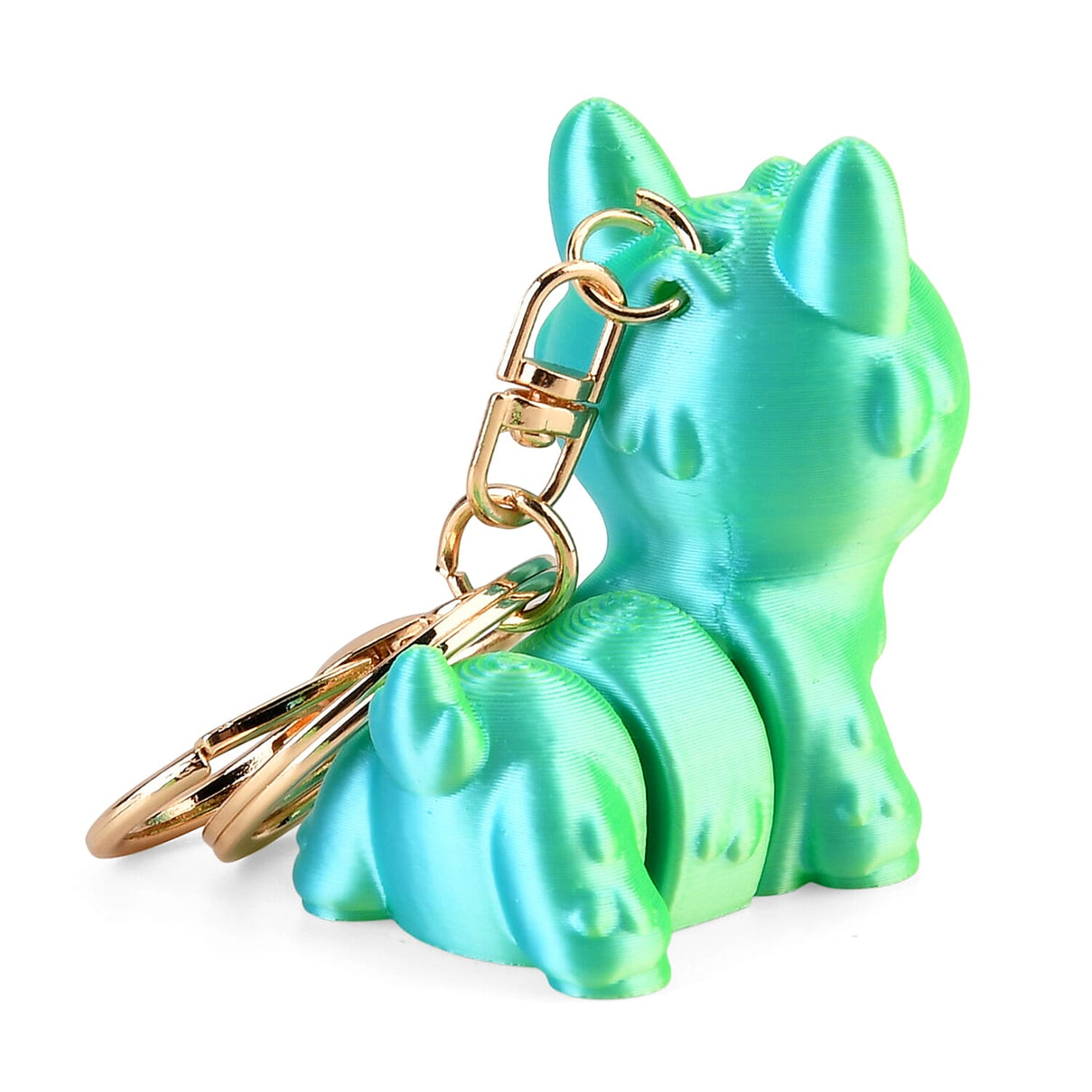 Livmore 3D Easter Egg with Dog Keychain (11cm) - Green V32362838 4