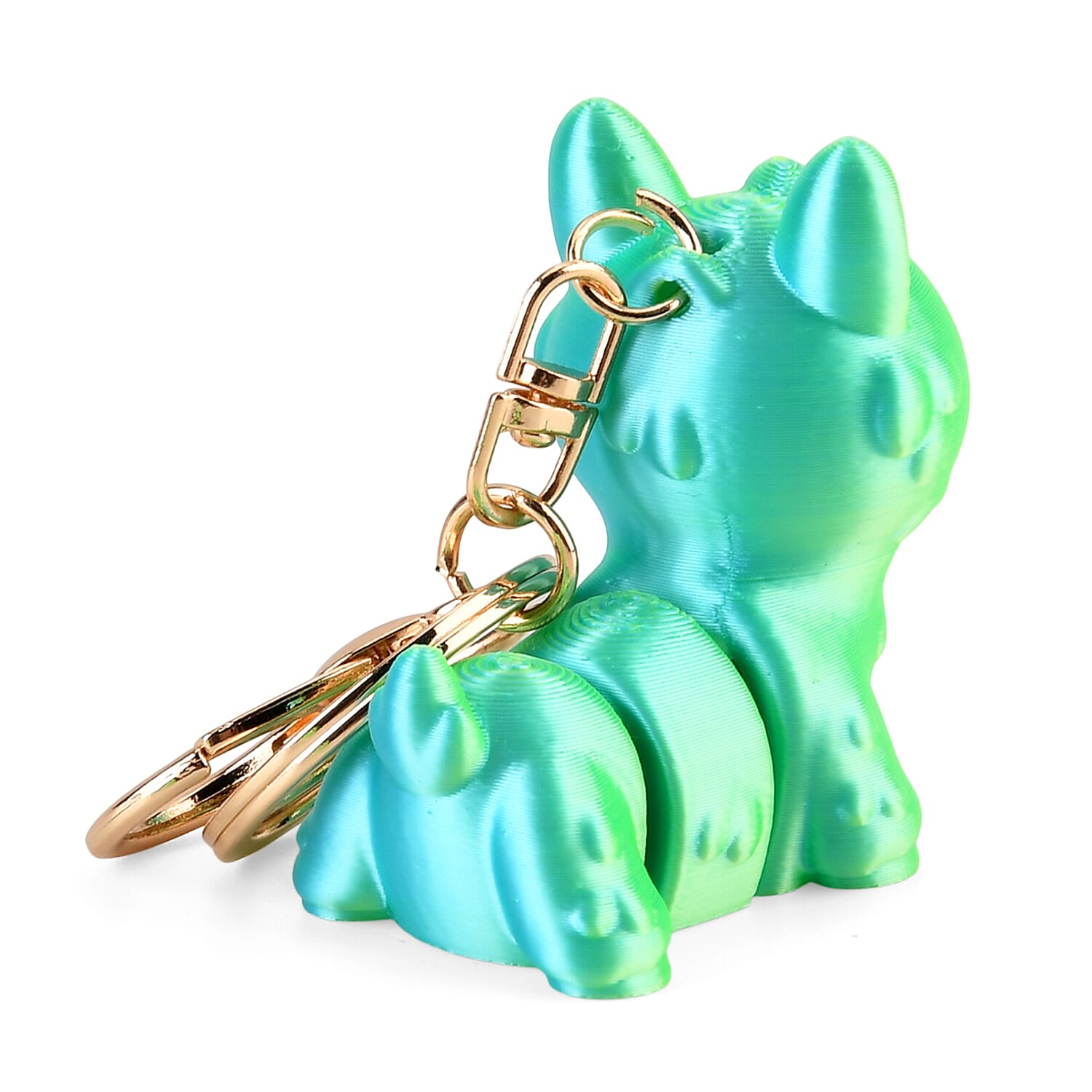 Livmore 3D Easter Egg with Dog Keychain (11cm) - Green V32362838 4