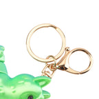 Livmore 3D Easter Egg with Bear Keychain (11cm) - Red & Orange