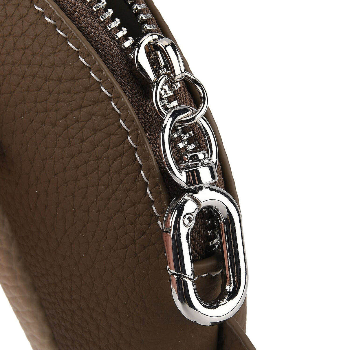 Genuine Leather Dolphin Bag Charm &amp; Coin Wallet (18cm) - Dark Brown 8433259 6