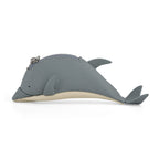 Genuine Leather Dolphin Bag Charm & Coin Wallet (18cm) - Sky Blue