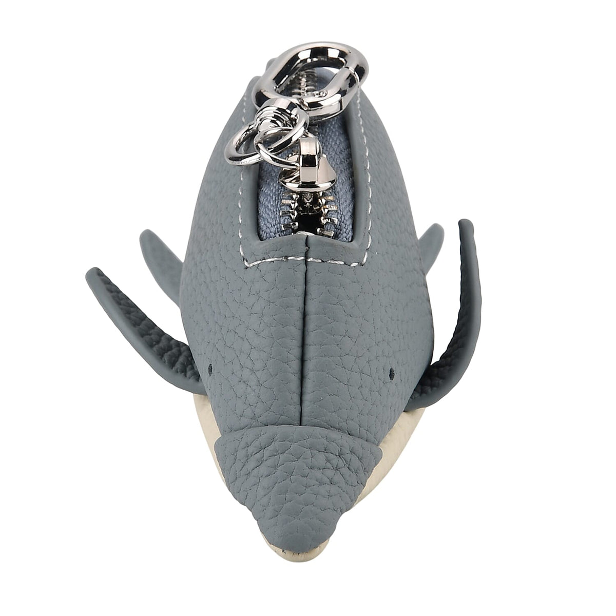 Genuine Leather Dolphin Bag Charm &amp; Coin Wallet (18cm) - Sky Blue V32512812 3