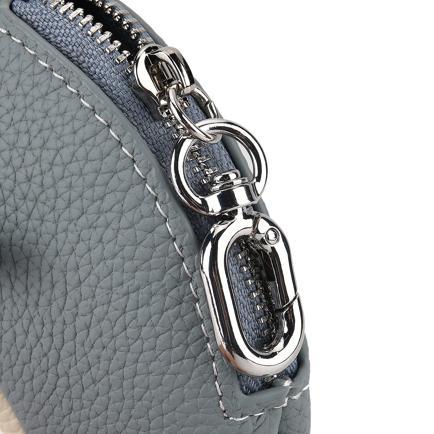 Genuine Leather Dolphin Bag Charm &amp; Coin Wallet (18cm) - Sky Blue V32351206 6