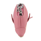 Genuine Leather Dolphin Bag Charm & Coin Wallet (18cm) - Pink