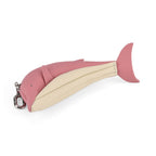 Genuine Leather Dolphin Bag Charm & Coin Wallet (18cm) - Pink