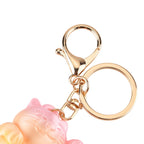 LIVMORE 3D Easter Egg with Chinese Cat Keychain (11cm) - Multicolour