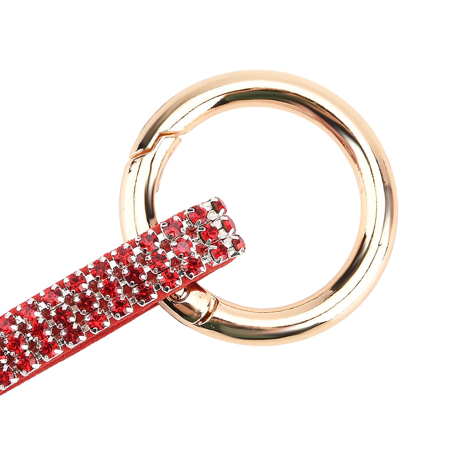 Designer Inspired - Set of 2 Sparkling Bear and Butterfly Keychain-Bag Charm - Red 8227669 6