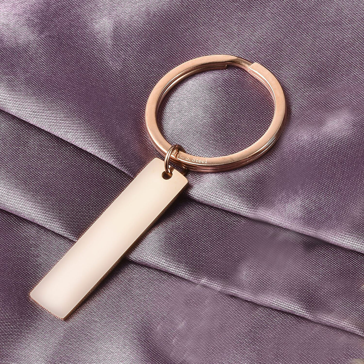 Keychain Stainless Steel in Rose Gold Tone 6122588 1
