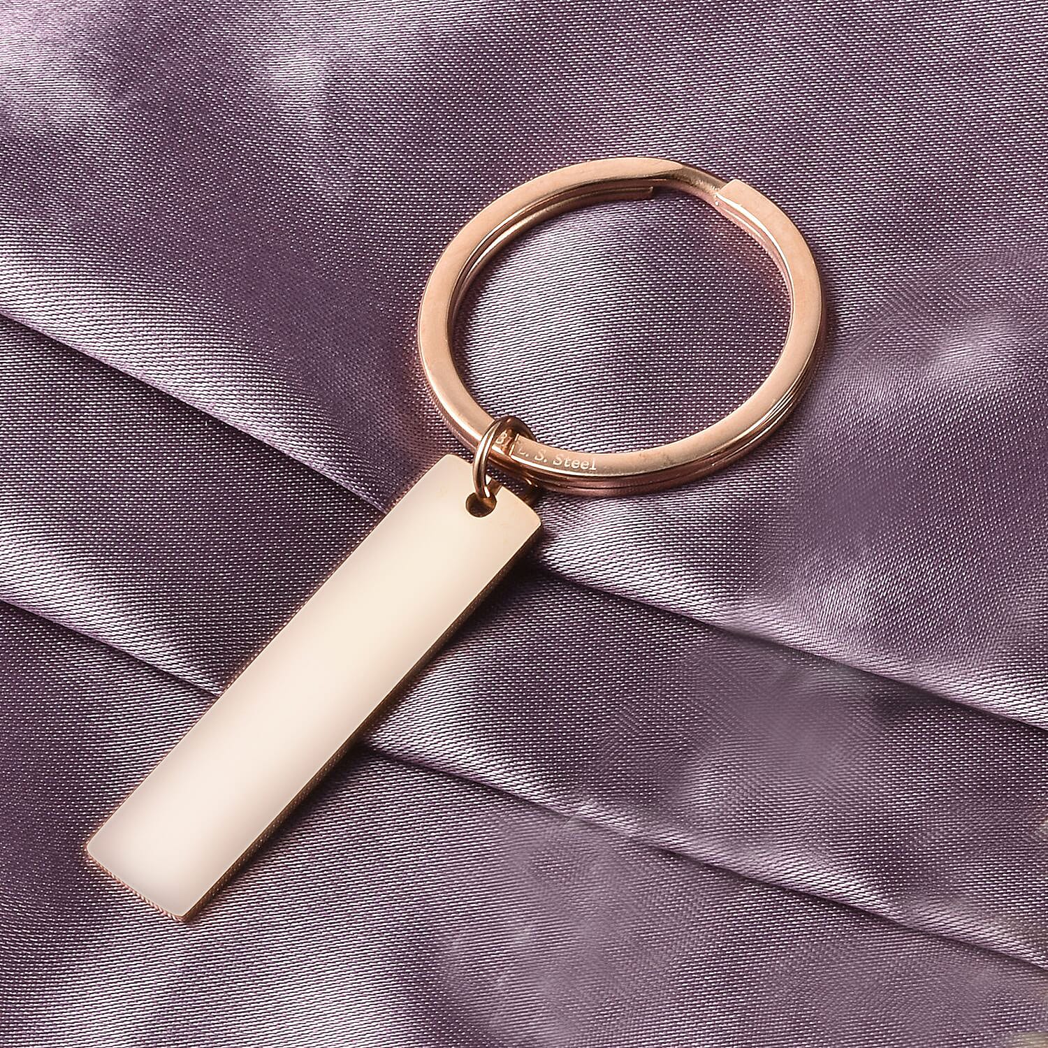 Keychain Stainless Steel in Rose Gold Tone 6122588 1