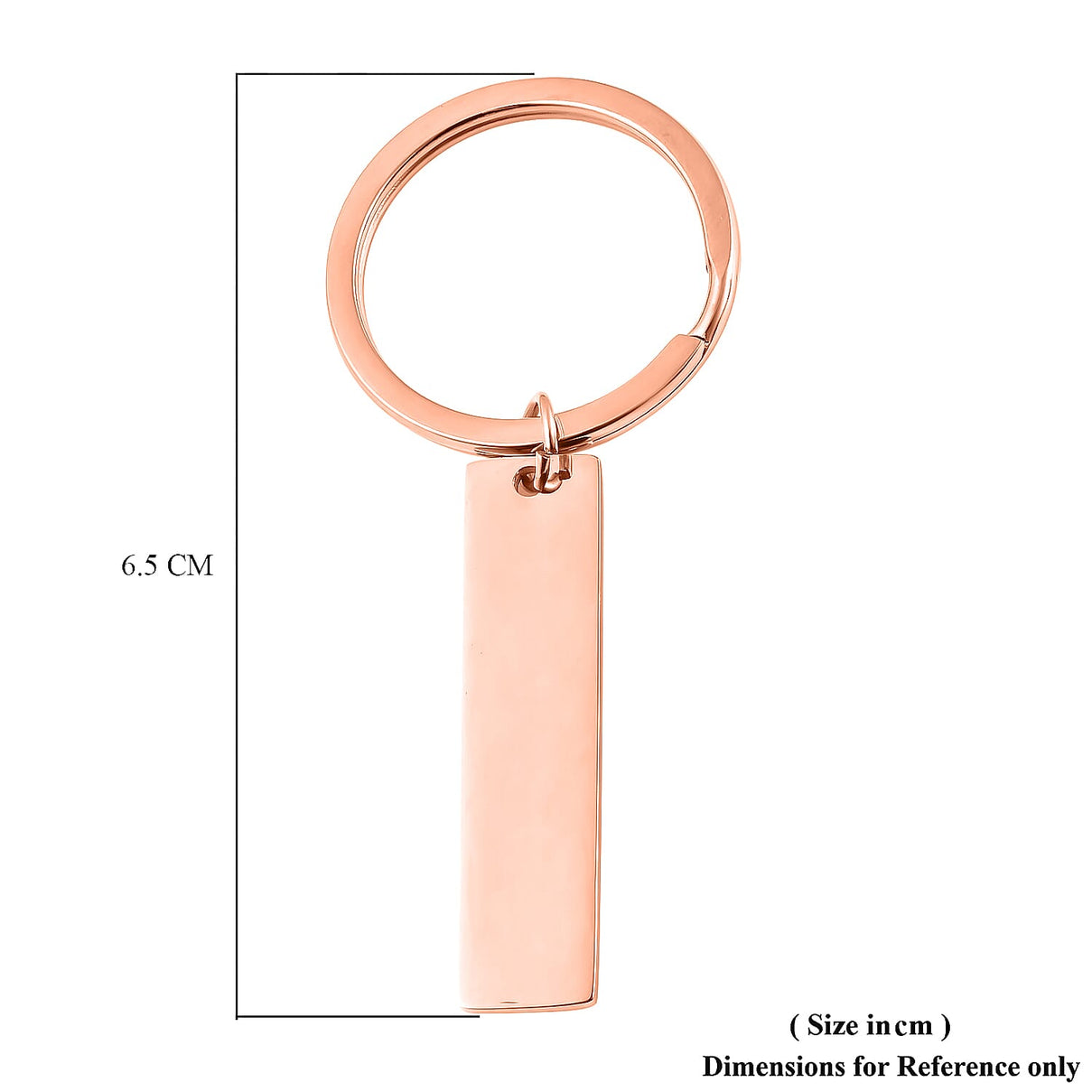 Keychain Stainless Steel in Rose Gold Tone 6122588 4