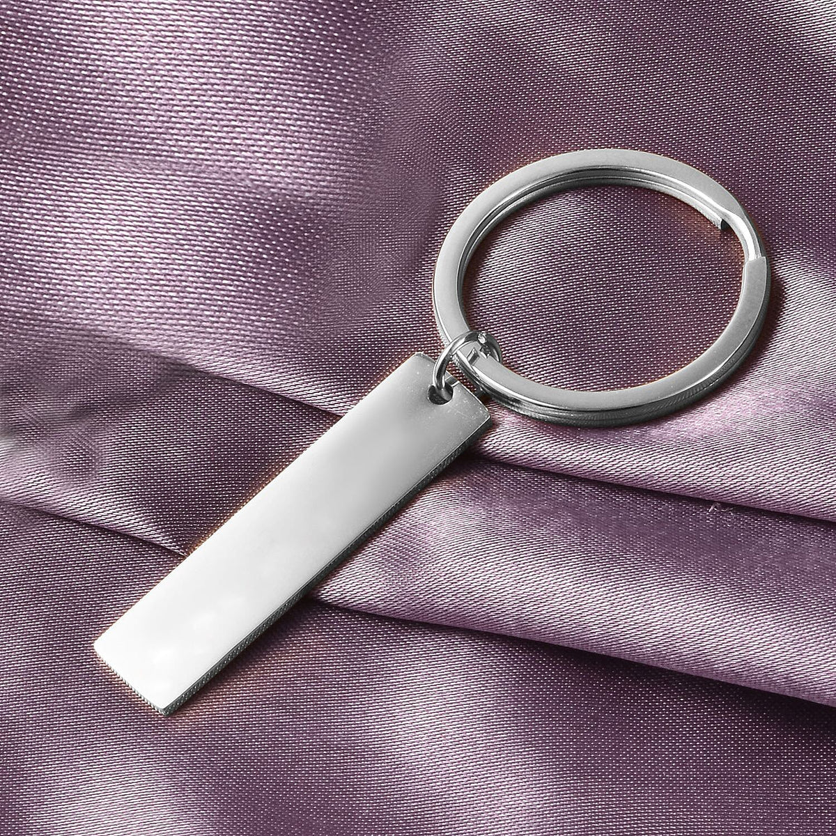 Keychain Stainless Steel in Silver Tone. 6122587 1