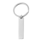 Keychain Stainless Steel in Silver Tone.