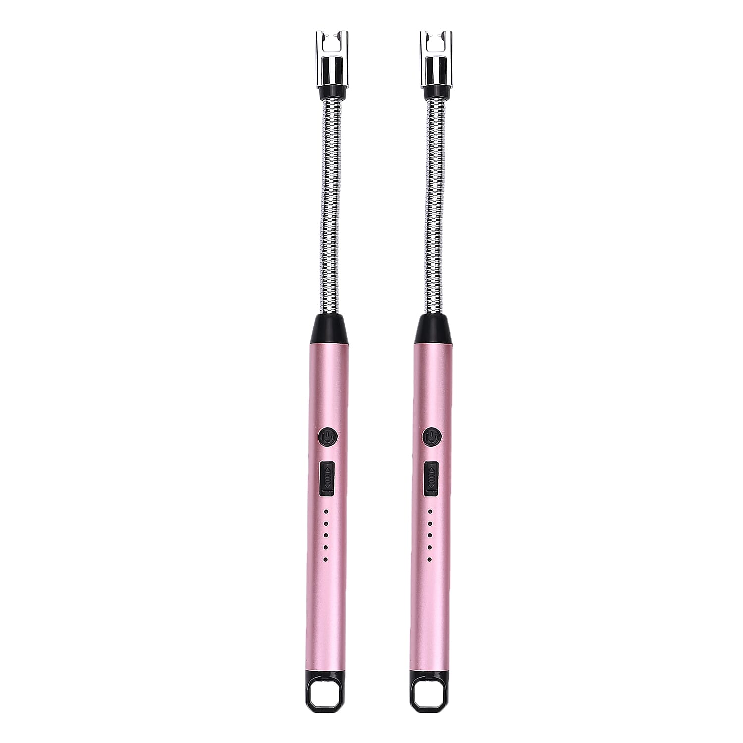 Set of 2 Rechargeable Electric Lighters - Pink 7802912 0