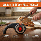 6-in-1 Multifunction Manual Knife Sharpener - Black