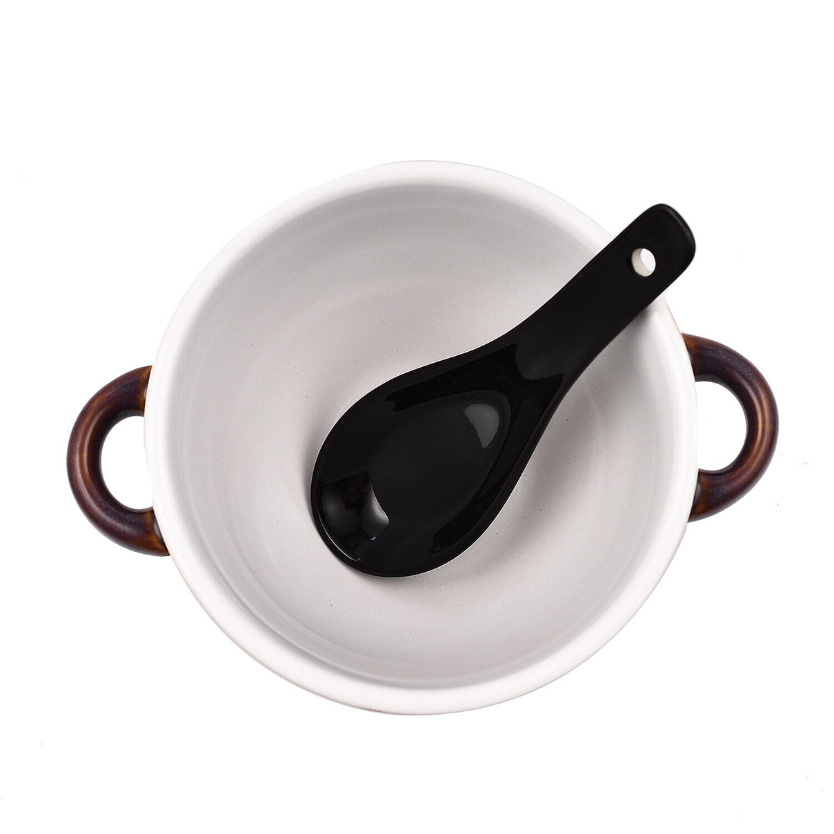 Lesser &amp; Pavey Soup Bowl with Spoon and Lid - Grey 7347635 1