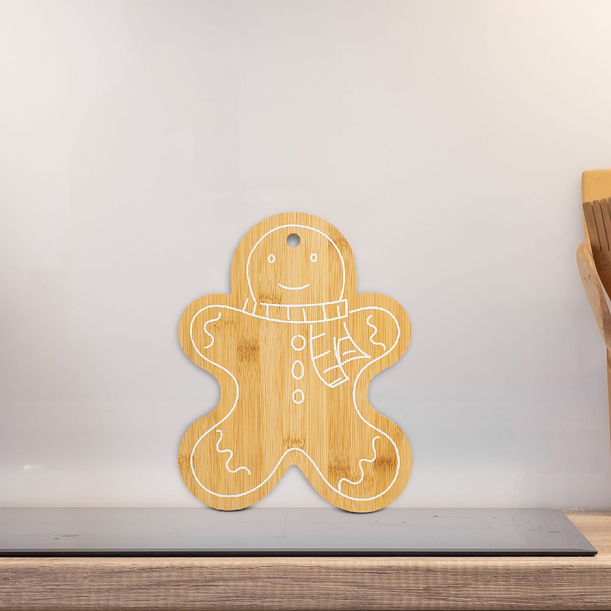 Gingerbread Bamboo Serving Board (Size 24x30 cm) 7552990 2