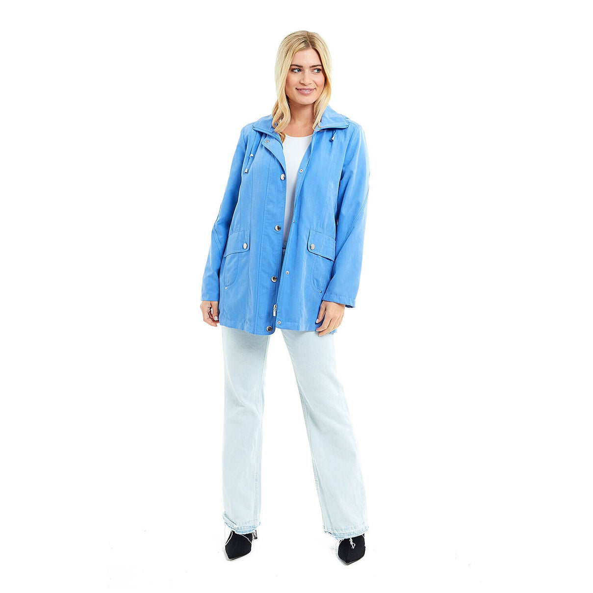 Klassik - Ladies Showerproof Woven Jacket (Size 12) - Ultra Marine 7473511 5