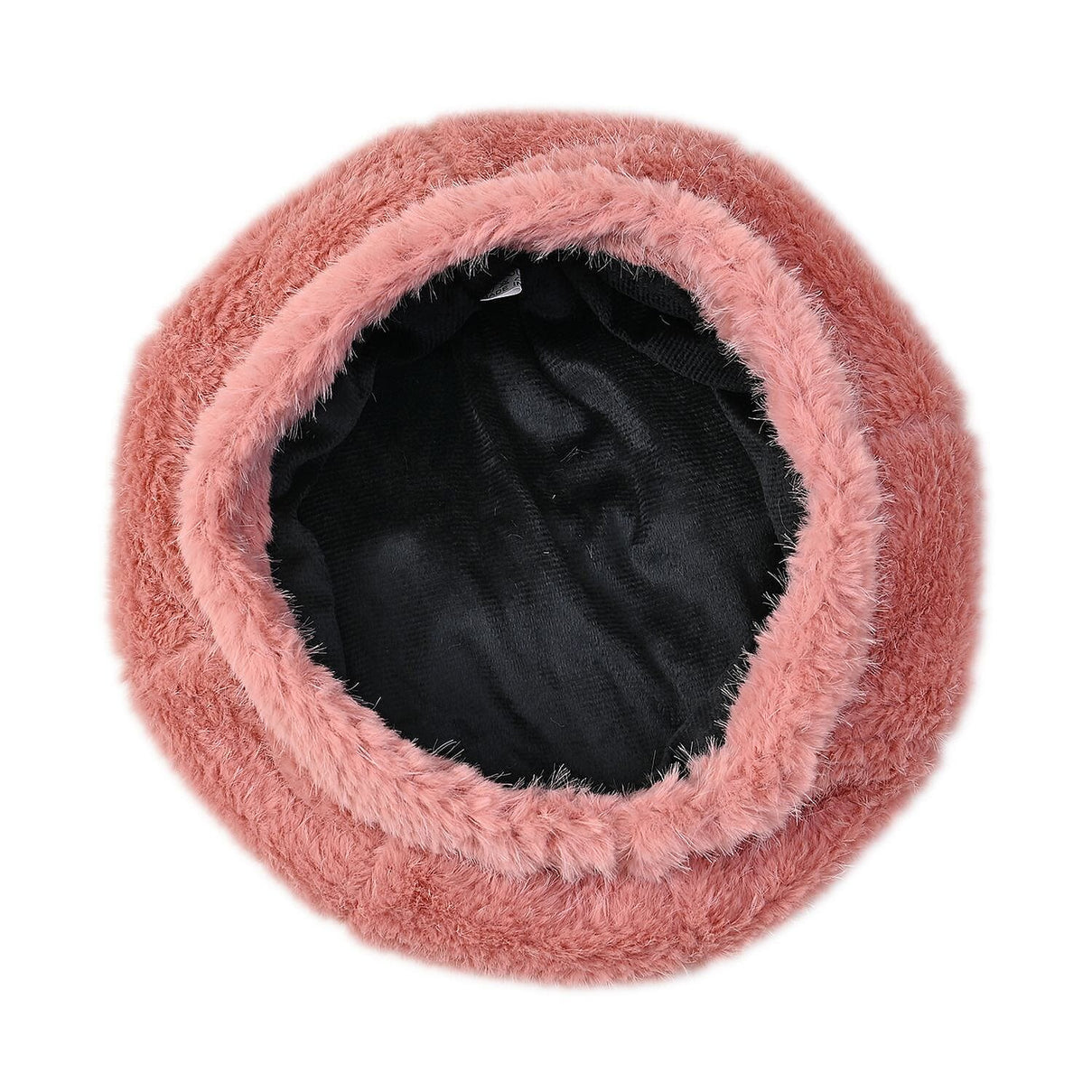 Faux Fur Beret - Pink 7590805 1