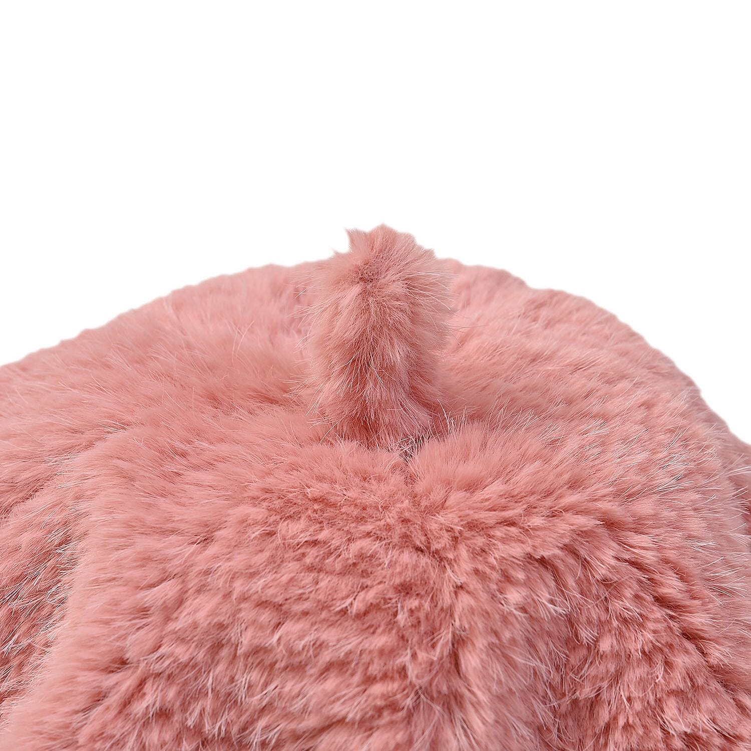 Faux Fur Beret - Pink 7590805 2