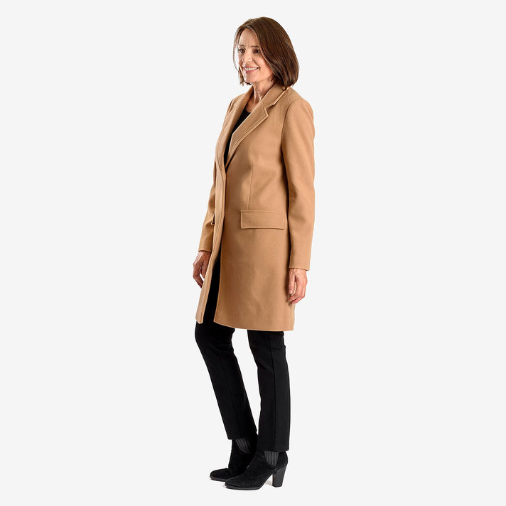 Midlength Knitted Stylish Collared Coat 7957018 2