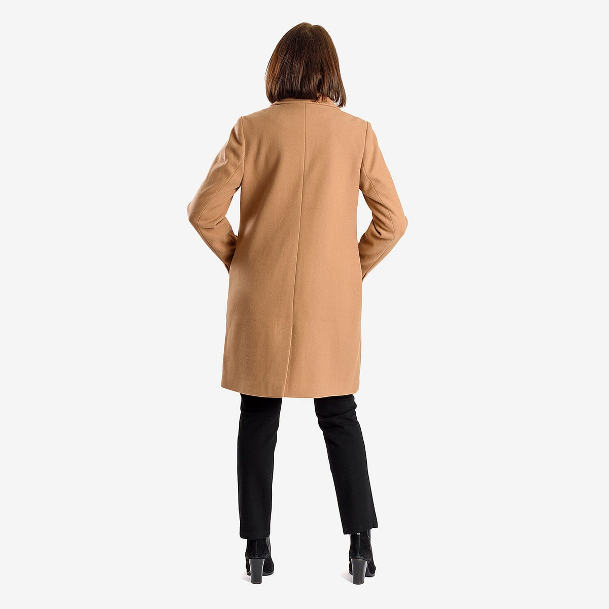 Midlength Knitted Stylish Collared Coat 7957018 2