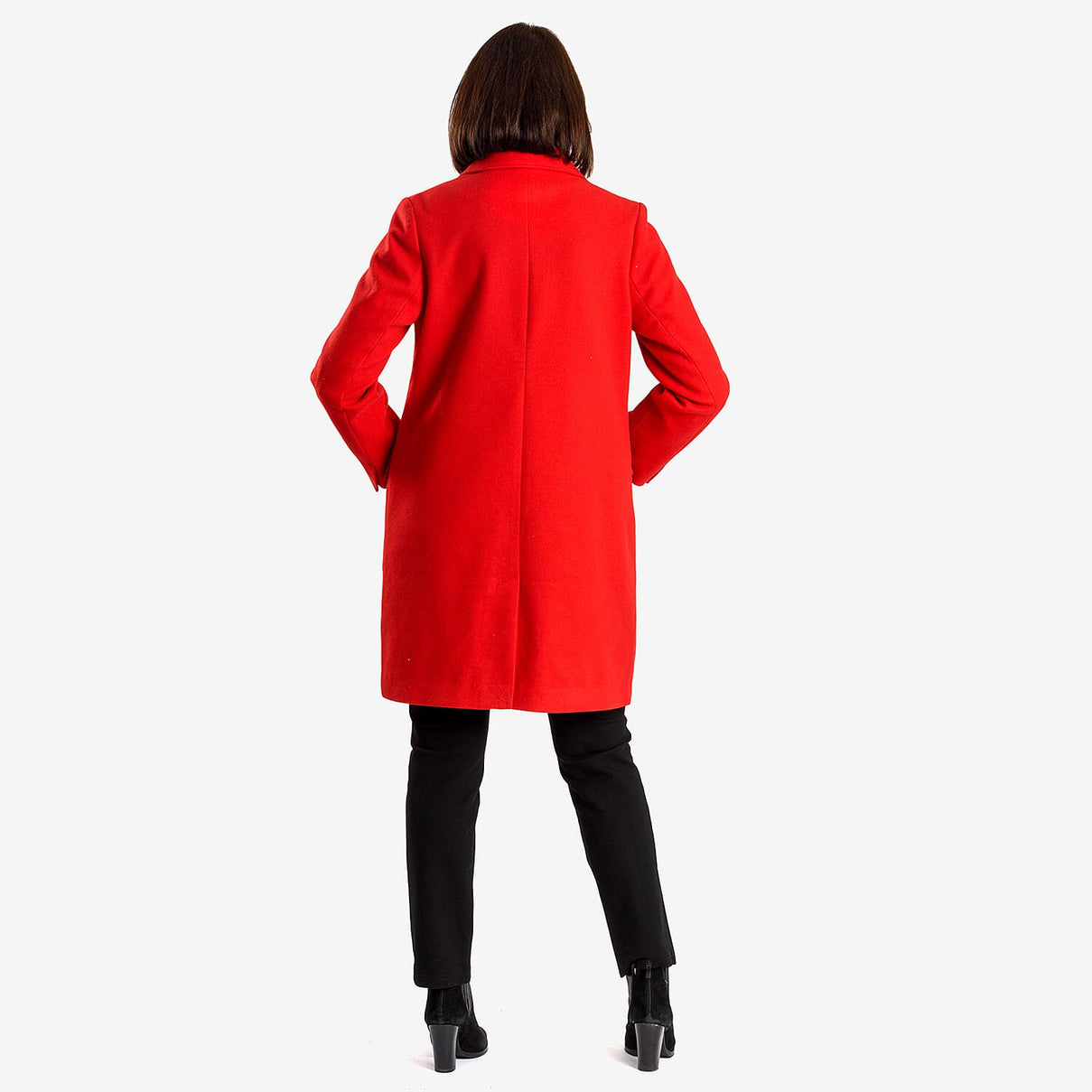 Midlength Knitted Stylish Collared Coat 7957025 2