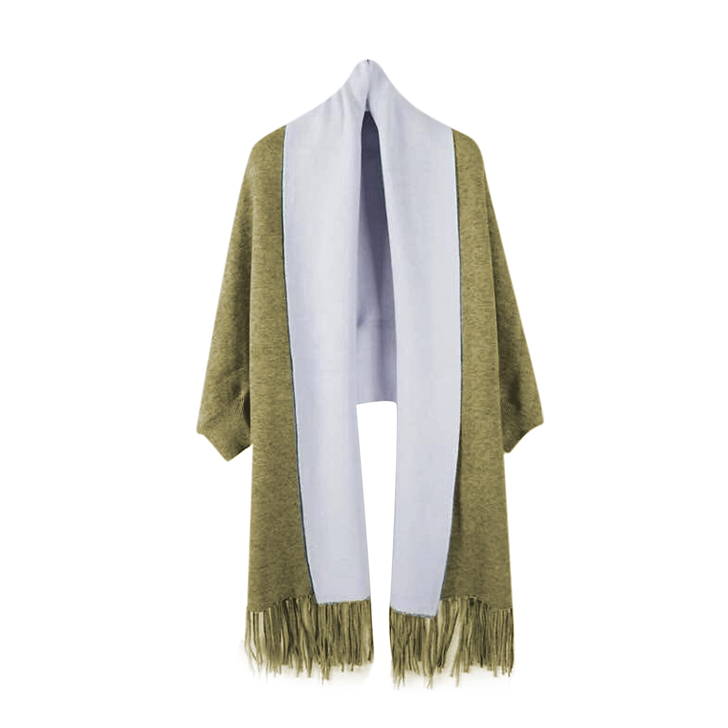 Kris Ana Women's Wrap with Tassel - Khaki 6880931 0