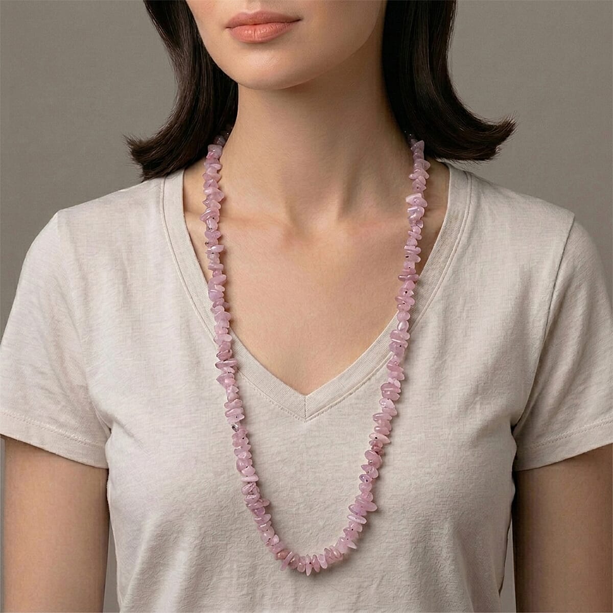 Close Out Deal- Kunzite  Necklace (Size - 32) 353.00 Ct. V32513124 2