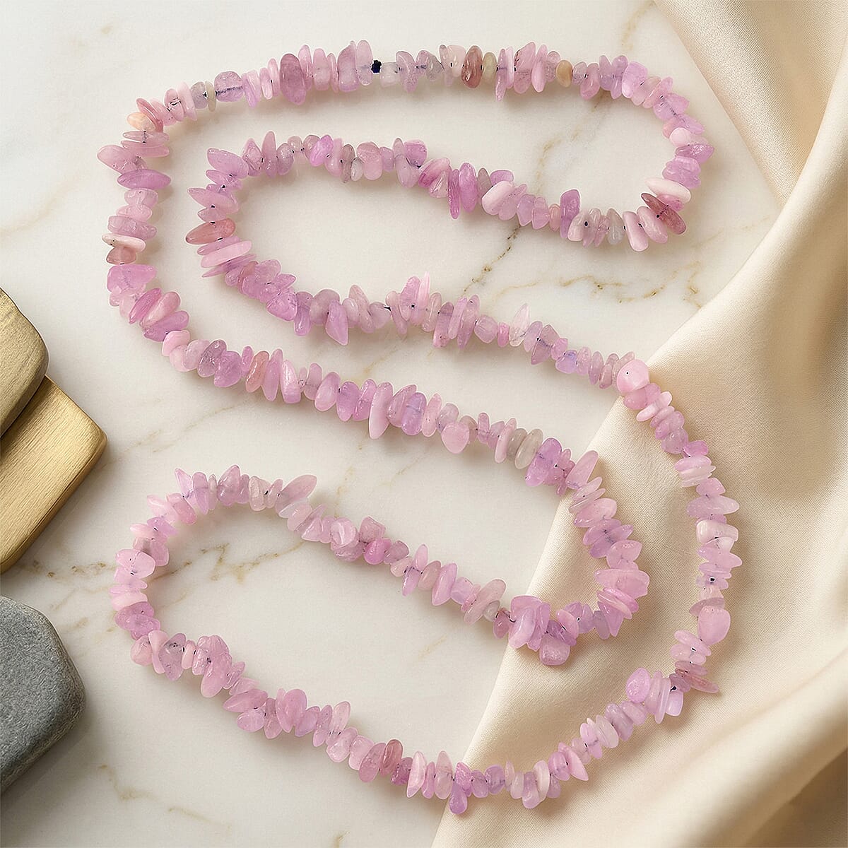 Close Out Deal- Kunzite  Necklace (Size - 32) 353.00 Ct. V32513124 3