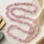 Kunzite Chips Necklace (Size - 32) 353.00 Ct.