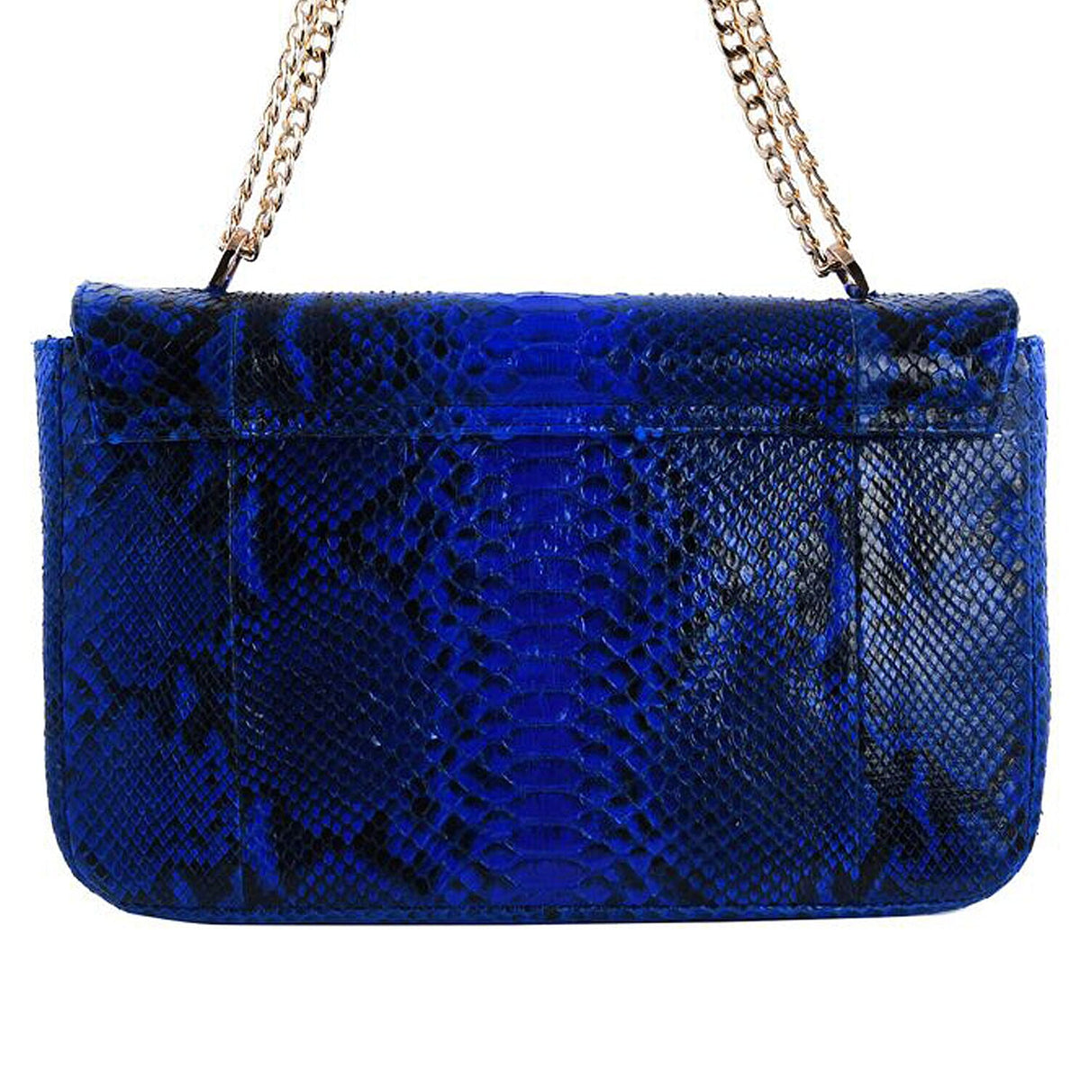 La Marey 100% Genuine Python Leather Crossbody Bag with Removable Shoulder Chain Strap 7323899 4