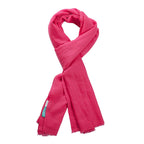 LA MAREY 100% Cashmere Woollen Scarf (Size - 190x70 Cm) - Pink