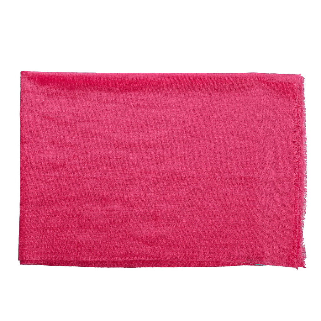 LA MAREY 100% Cashmere Woollen Scarf (Size - 190x70 Cm) - Pink
