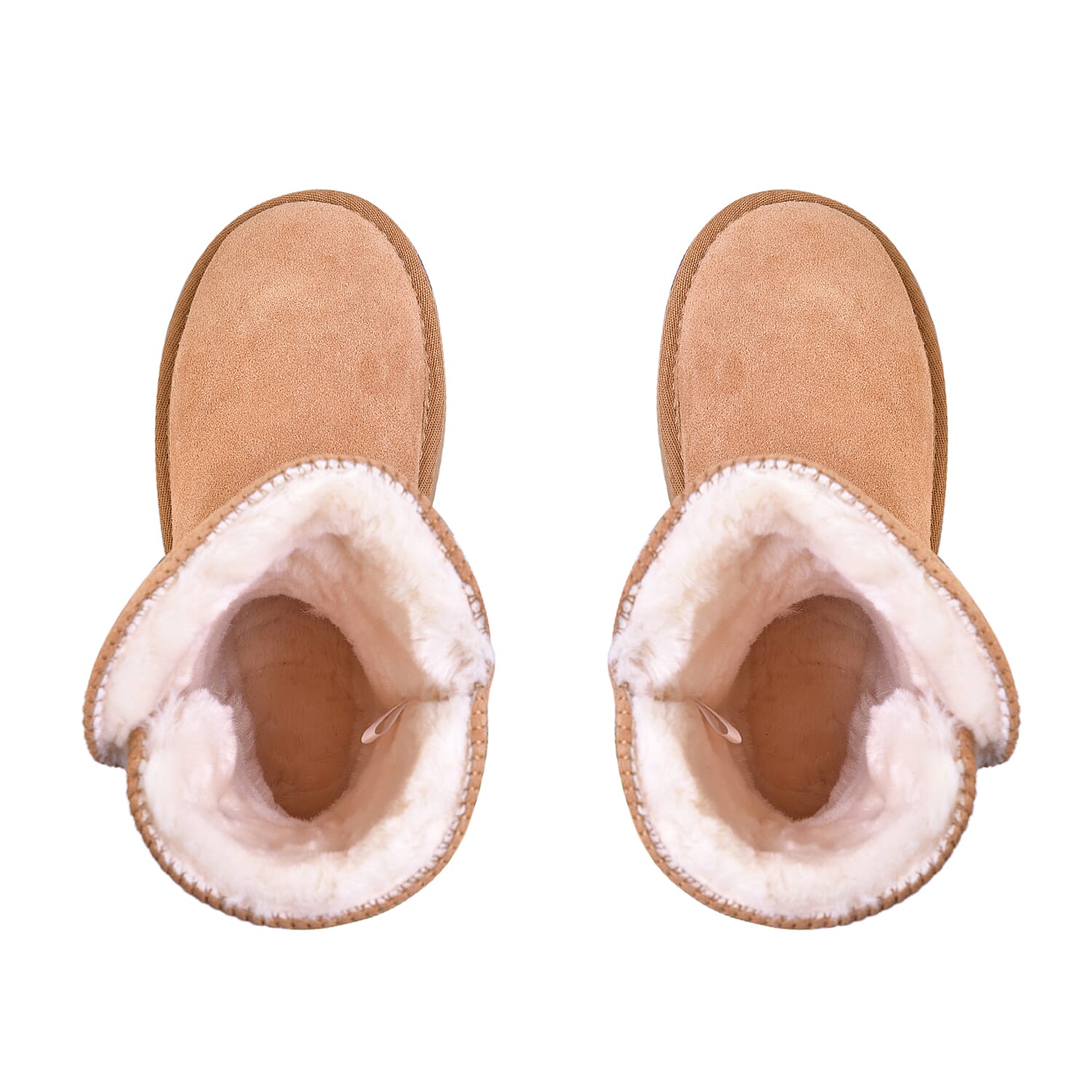 LA MAREY Faux Fur Inside Snow Boots - Light Brown 7519448 5