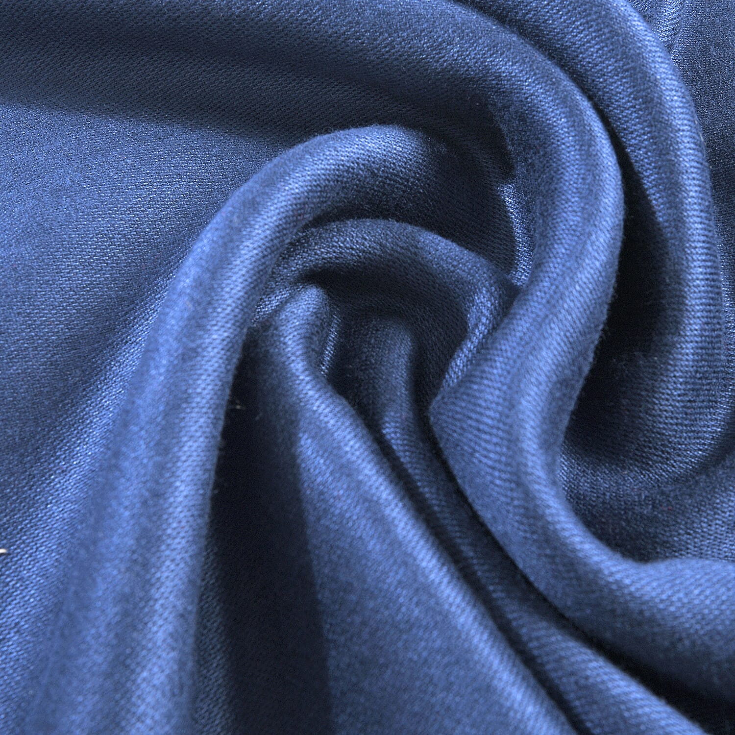 LA MAREY Geometric and Stripe Pattern Yarn Dyed Jacquard Scarf (Size 180x70 Cm) - Navy Blue 9053499 0