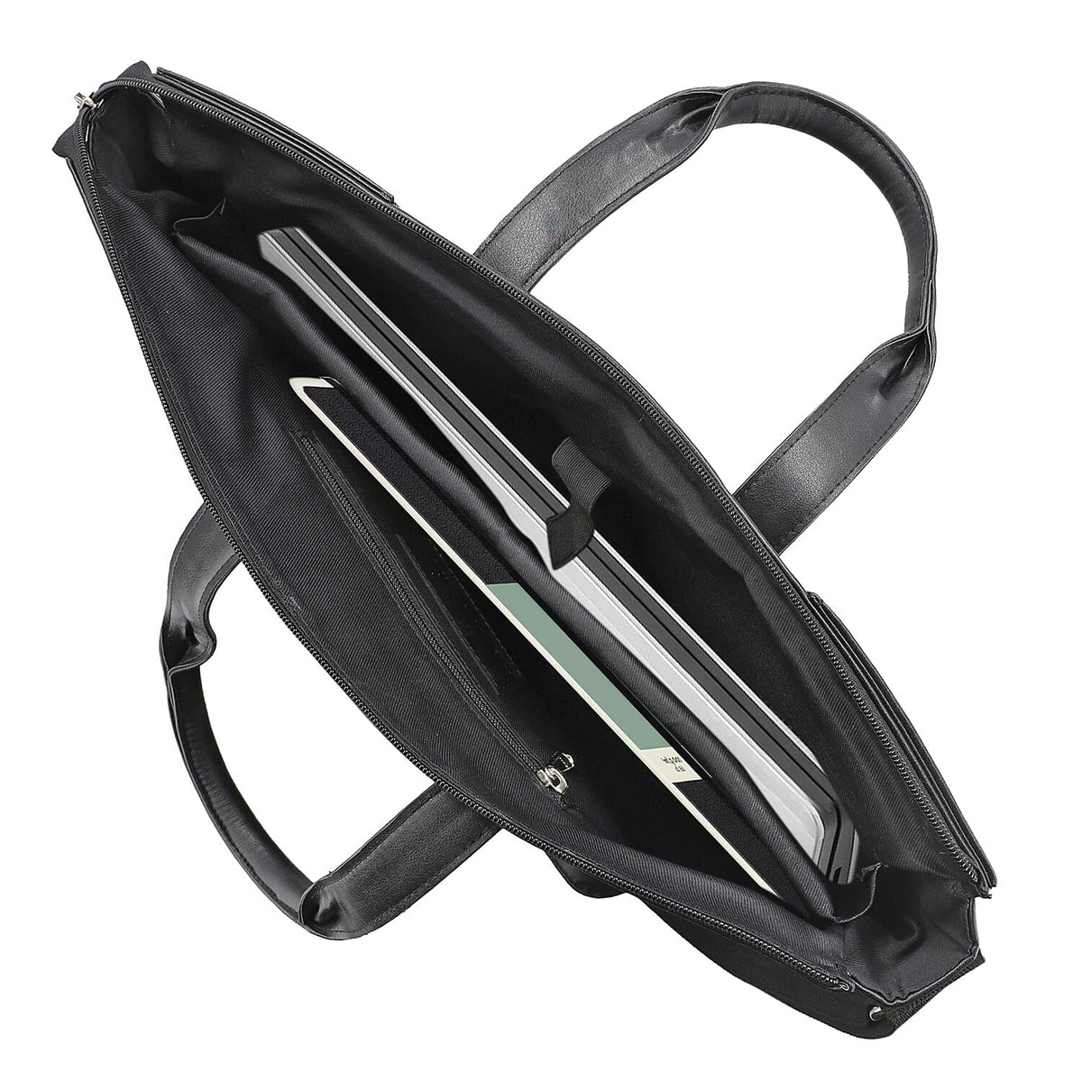 La Marey Laptop Bag with Adjustable Shoulder Strap - Black 7302988 7