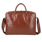 LA MAREY Laptop Bag with Adjustable Shoulder Strap (Size 41x30x6 Cm) - Brown