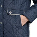 La Marey Lightweight Padded Jacket (Size 12) - Navy