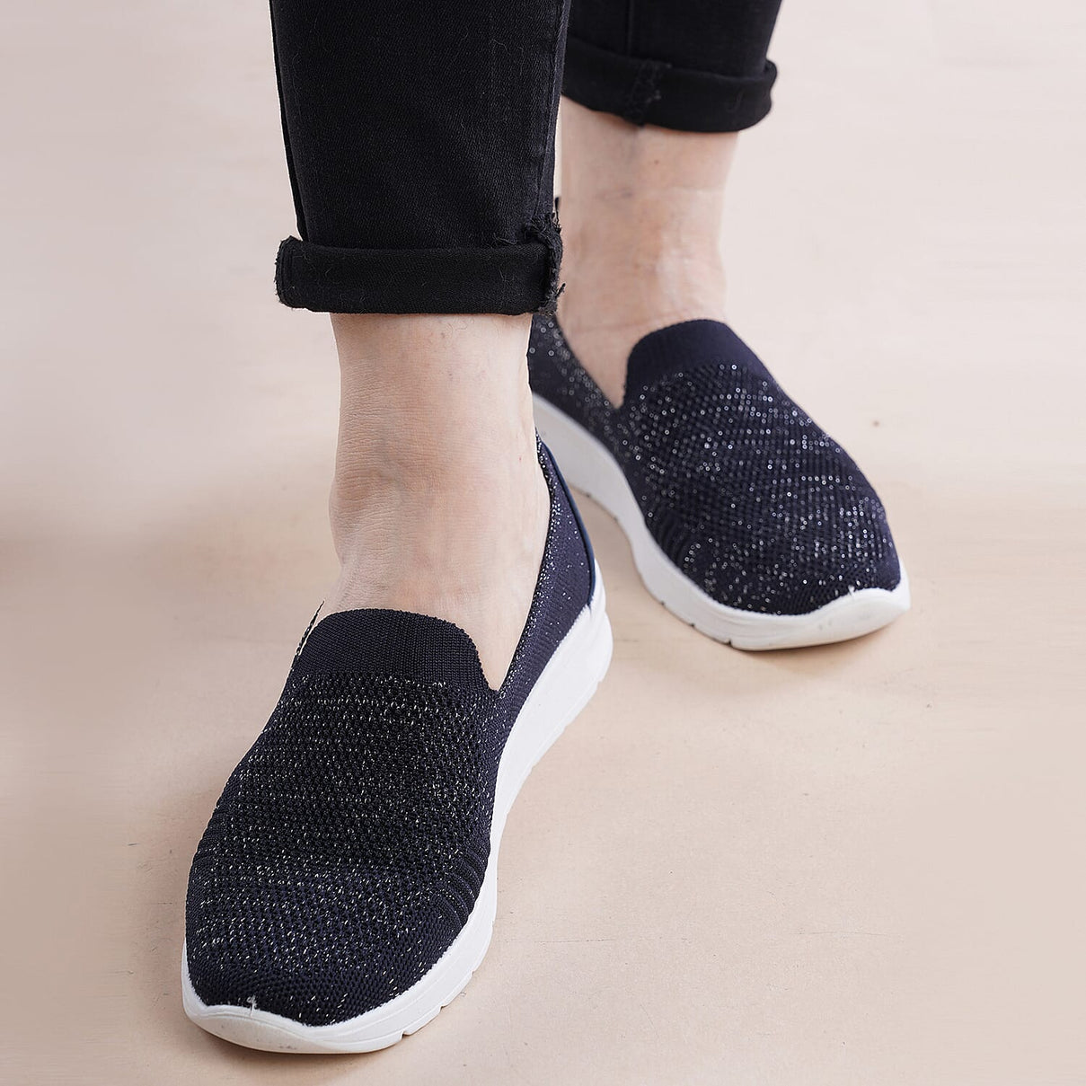 LA MAREY Slip On Womens Shoes - Navy 3868316 0