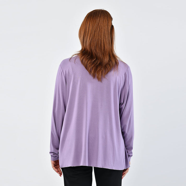 LA MAREY Waterfall Women's Cardigan - Purple 3798918 2